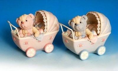 BT2263 Bear in Bassinet